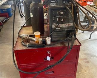 Wire welder, two tanks, Lincoln, electric SP - 100
