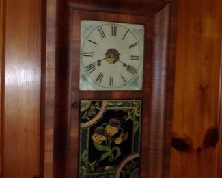 Jerome & Co. walnut case mantle clock