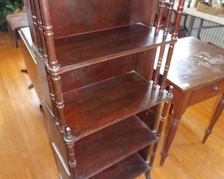 Mahogany bookshelf