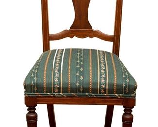 586 Inlaid Marquetry Chair 