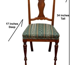 586b Inlaid Marquetry Chair