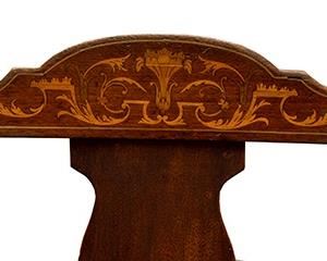 586c Inlaid Marquetry Chair