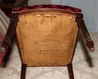 590c Antique French Chair