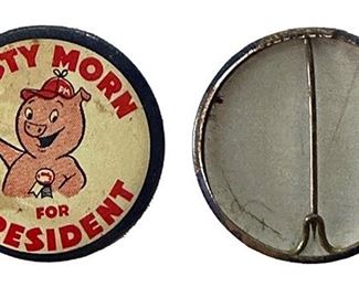 631 Frosty Morn for President Campaign Button 