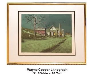 644 Wayne Cooper Lithograph 