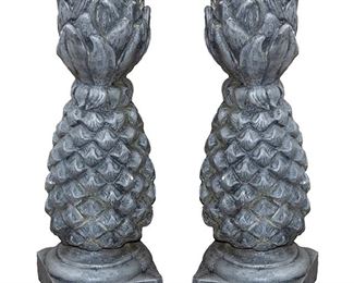 Pair of Outdoor Pineapples