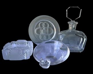 Art Glass Lot Various Makers