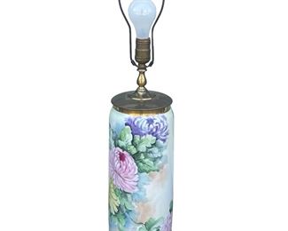 Limoges Hand Painted Lamp