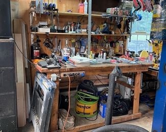 Tools galore & (shop vac & air compressor not included)