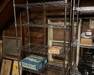 Steel shelving
