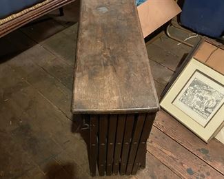 Antique wooden cot (civil war era)