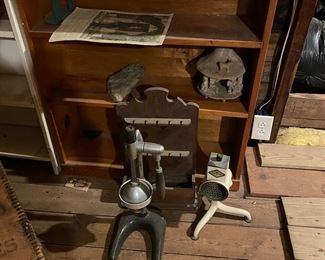 Juicer and grinder/ bookcase