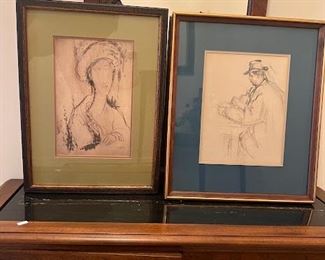 Amedeo Clemente Modigliani was an Italian painter and sculptor who worked mainly in France