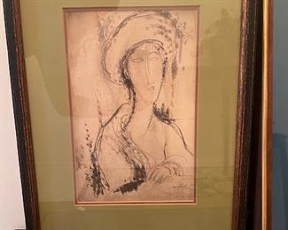 Amedeo Clemente Modigliani was an Italian painter and sculptor who worked mainly in France
