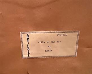 Villa by the sea Manet 