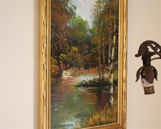 Original oil painting by J. Collazzi