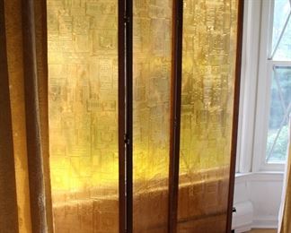 MCM acrylic floor screen room divider