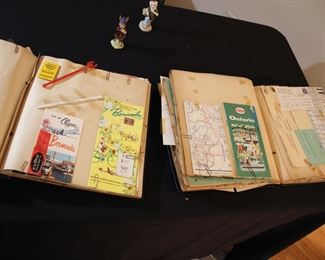 Vintage scrapbooks / travel ephemera