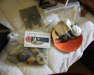 Firefighter memorabilia; Order of the Eastern Star items