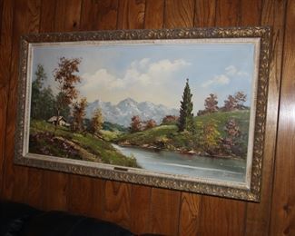 Henry Housier oil painting