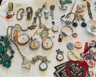 Pocket watches - some gold