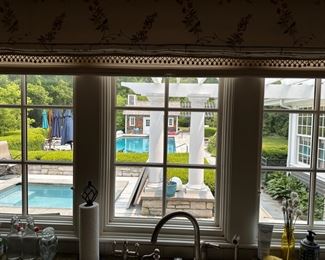 Beautiful view of yard from kitchen