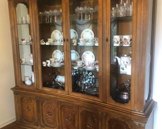 Eye catching, concave china cabinet 
$750