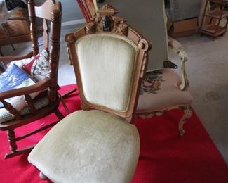 Antique "Gothic" Eastlake chairs
