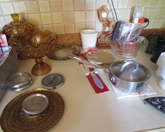 Lots of kitchen!! More than we have space for!!