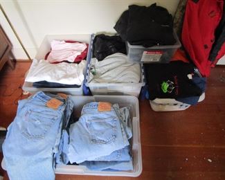 Tons of Levi's and men's clothing