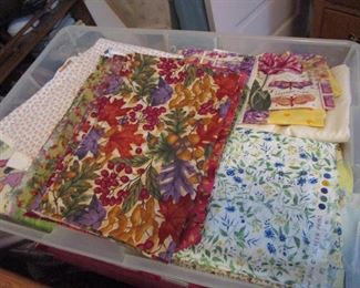 FABRIC!! TONS from vintage to early 2000's