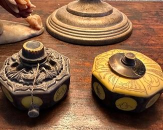 Chinese antique snuff boxes