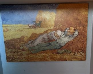Van Gogh: The Siesta on canvas