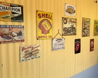 Vintage style signs
