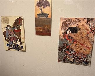 Japanese fine art on canvas