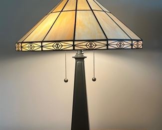 (2) Stained Glass Lamps