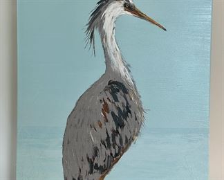 "Heron" Oil on Canvas