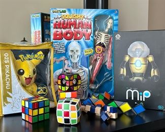 Fidget Toys, Pikachu Pokemon Stuffed Animal, Squishy Human Body & MIP Robot