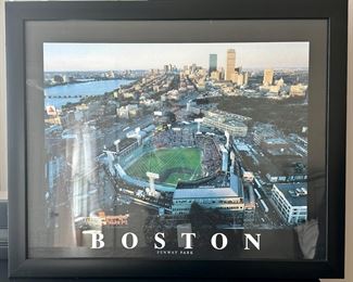 Framed Fenway Park Poster
