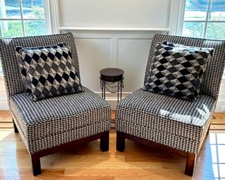 (2) Mitchell Gold & Bob Williams Occasional Chairs