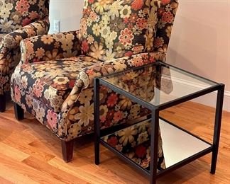 (2) Mirrored Side Tables