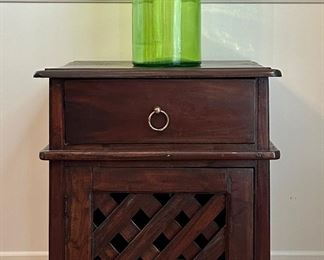 San Miguel Vase & Small Side Table with Storage