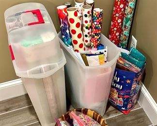 Assorted Wrapping Supplies