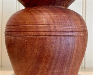 Carved Wood Vase