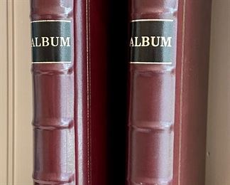 (2) Leather Bound Albums