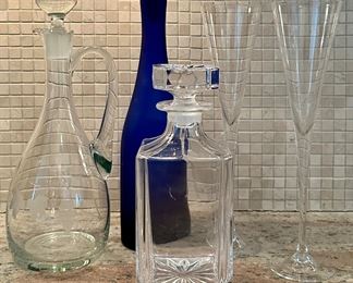 Decanters & Champagne Flutes
