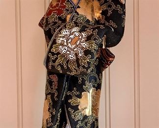 Antique Geisha Porcelain Figurine