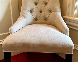 (8) Restoration Hardware Chairs with Nailhead Trim