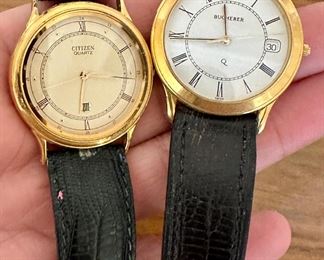 Citizen Watch (left) & Bucherer Watch (right)