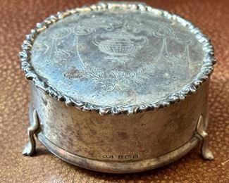 Sterling Silver Trinket Box